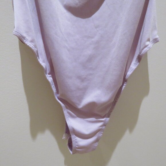 PRINCESS POLLY Girl In Love Bodysuit in Lilac Pastel Feminine Puff Sleeve Fairy - Picture 12 of 13